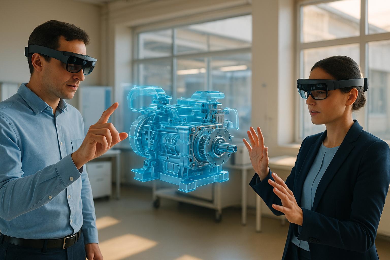 نمونه شبیه سازی واقعیت مجازی در کارخانه - VR Factory Simulation